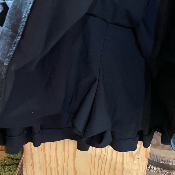 Zara Black Skater Mini Skorts Pleated - Picture 5 of 7